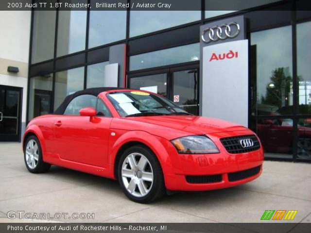 2003 Audi TT 1.8T Roadster in Brilliant Red