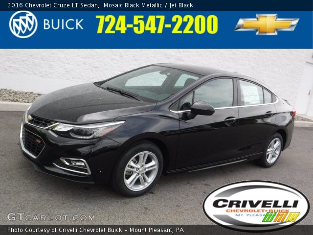 2016 Chevrolet Cruze LT Sedan in Mosaic Black Metallic