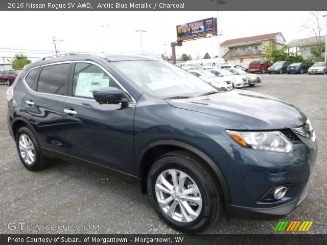 2016 Nissan Rogue SV AWD in Arctic Blue Metallic