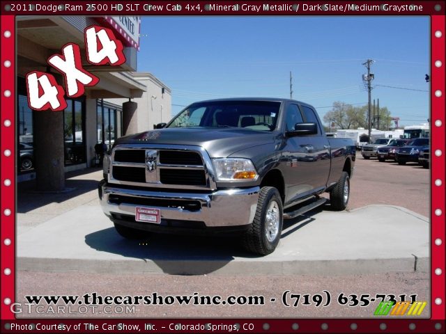 2011 Dodge Ram 2500 HD SLT Crew Cab 4x4 in Mineral Gray Metallic