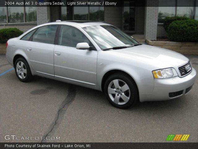 2004 Audi A6 3.0 quattro Sedan in Light Silver Metallic