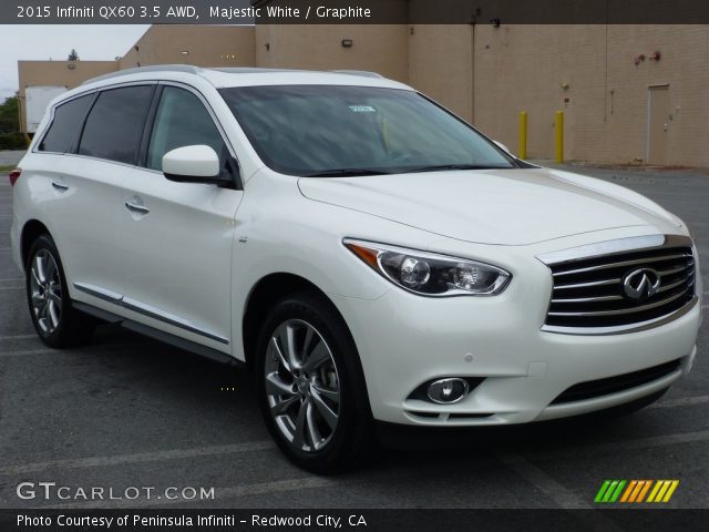2015 Infiniti QX60 3.5 AWD in Majestic White
