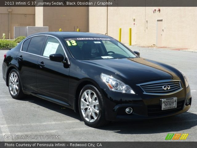 2013 Infiniti G 37 Journey Sedan in Black Obsidian