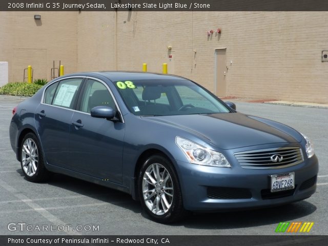 2008 Infiniti G 35 Journey Sedan in Lakeshore Slate Light Blue