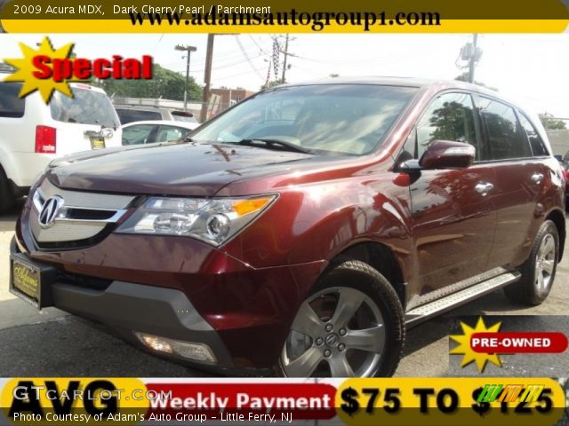 2009 Acura MDX  in Dark Cherry Pearl