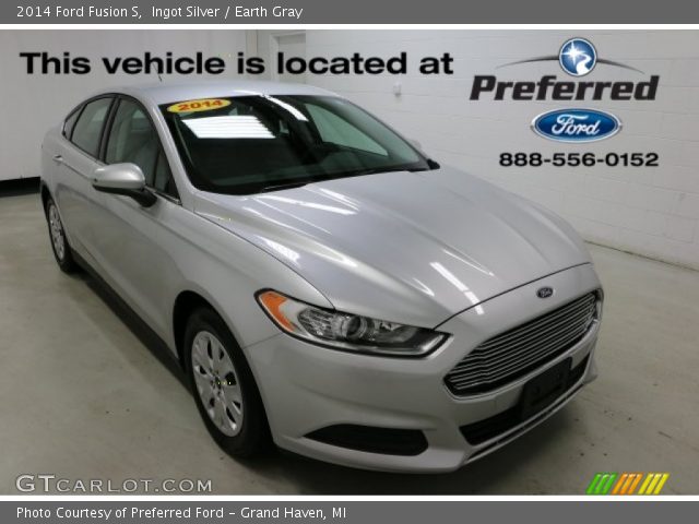 2014 Ford Fusion S in Ingot Silver