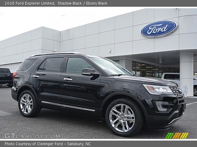 2016 Ford Explorer Limited in Shadow Black