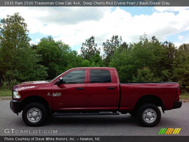 2015 Ram 2500 Tradesman Crew Cab 4x4 in Deep Cherry Red Crystal Pearl