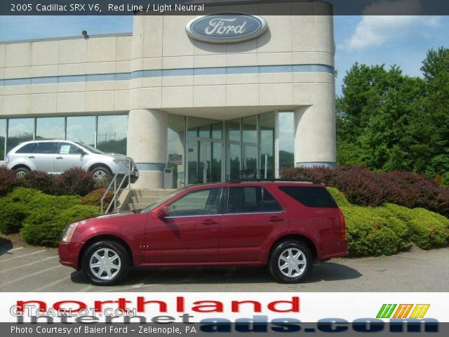 2005 Cadillac SRX V6 in Red Line