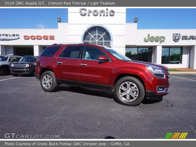 2016 GMC Acadia SLT in Crimson Red Tintcoat