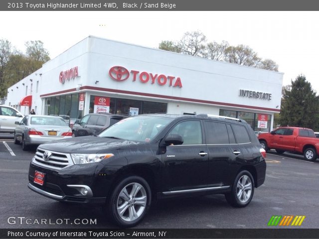 2013 Toyota Highlander Limited 4WD in Black