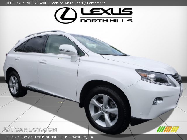 2015 Lexus RX 350 AWD in Starfire White Pearl