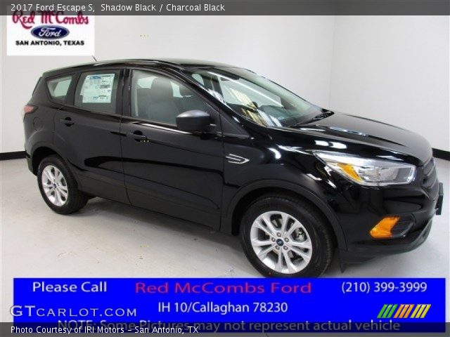 2017 Ford Escape S in Shadow Black