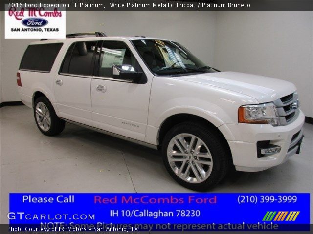 2016 Ford Expedition EL Platinum in White Platinum Metallic Tricoat