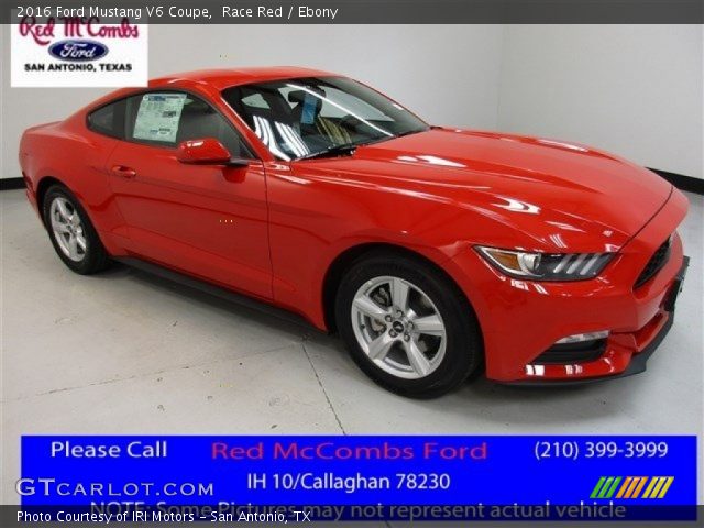 2016 Ford Mustang V6 Coupe in Race Red