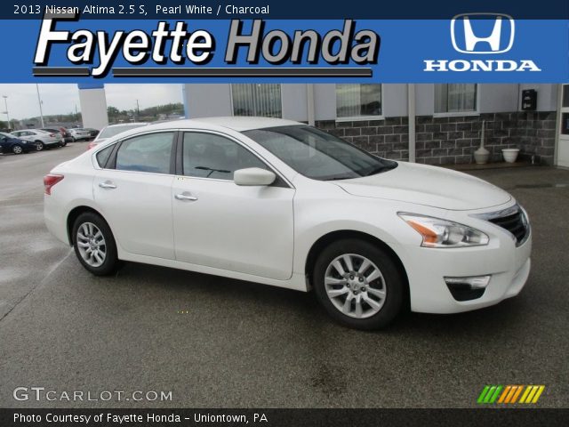2013 Nissan Altima 2.5 S in Pearl White