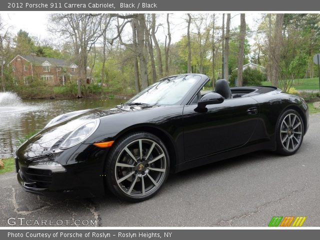 2012 Porsche 911 Carrera Cabriolet in Black