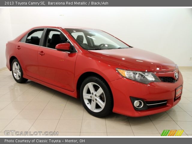 2013 Toyota Camry SE in Barcelona Red Metallic