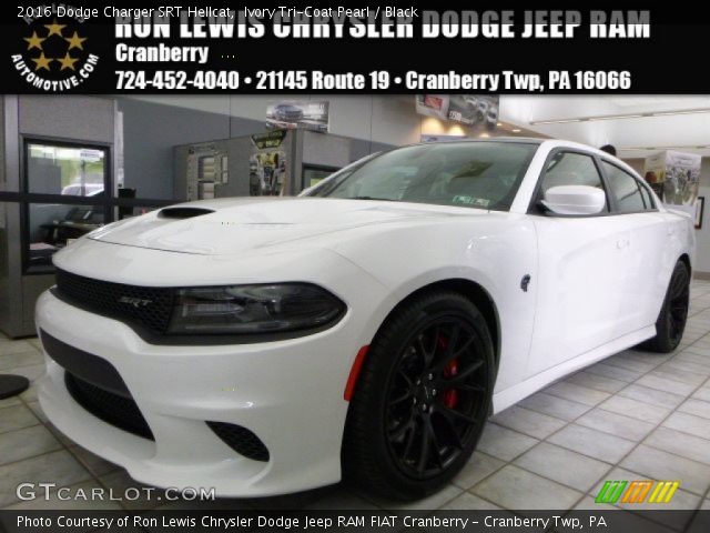 2016 Dodge Charger SRT Hellcat in Ivory Tri-Coat Pearl