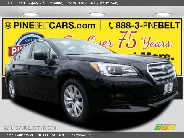 2016 Subaru Legacy 2.5i Premium in Crystal Black Silica