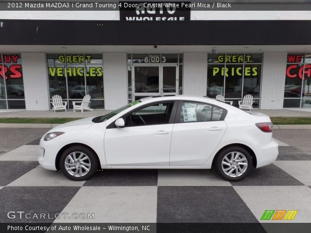 2012 Mazda MAZDA3 i Grand Touring 4 Door in Crystal White Pearl Mica