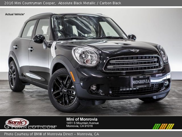 2016 Mini Countryman Cooper in Absolute Black Metallic