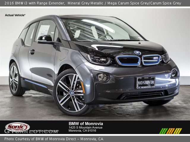 2016 BMW i3 with Range Extender in Mineral Grey Metallic
