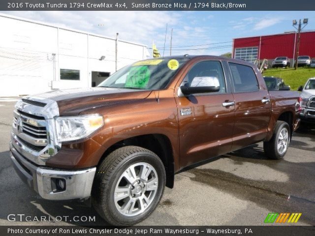 2016 Toyota Tundra 1794 CrewMax 4x4 in Sunset Bronze Mica