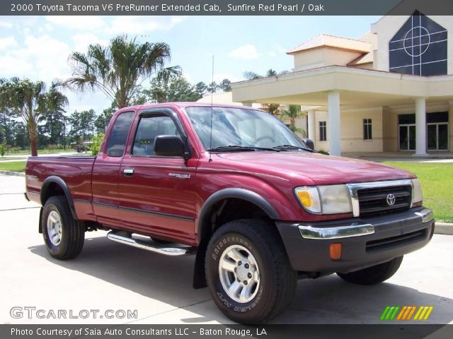 2000 Toyota Tacoma V6 PreRunner Extended Cab in Sunfire Red Pearl