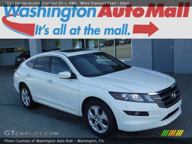 2010 Honda Accord Crosstour EX-L 4WD in White Diamond Pearl