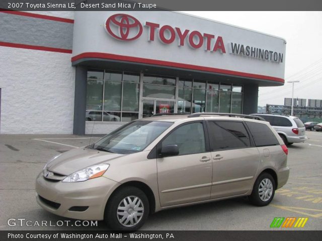 2007 Toyota Sienna LE in Desert Sand Mica