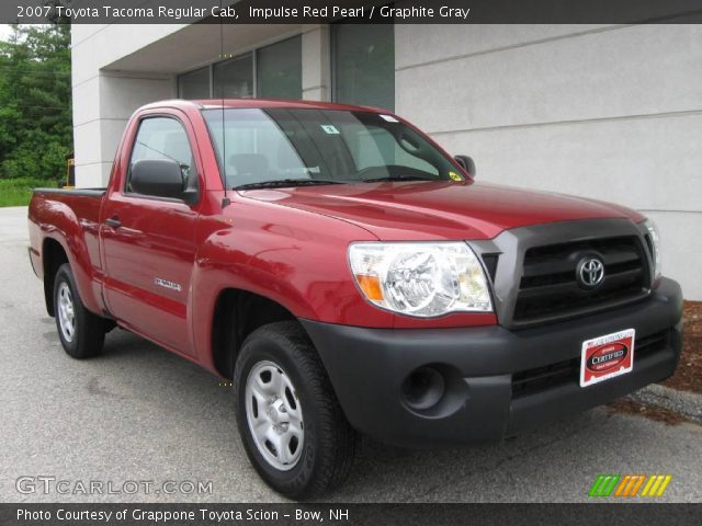 2007 Toyota Tacoma Regular Cab in Impulse Red Pearl