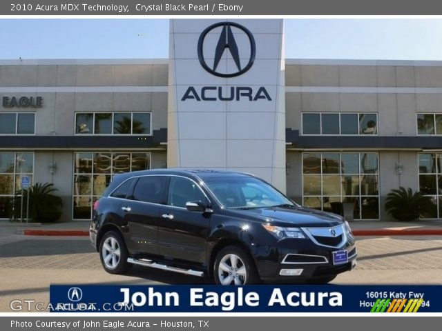 2010 Acura MDX Technology in Crystal Black Pearl
