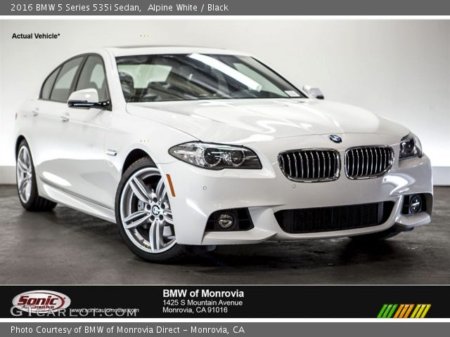 2016 BMW 5 Series 535i Sedan in Alpine White