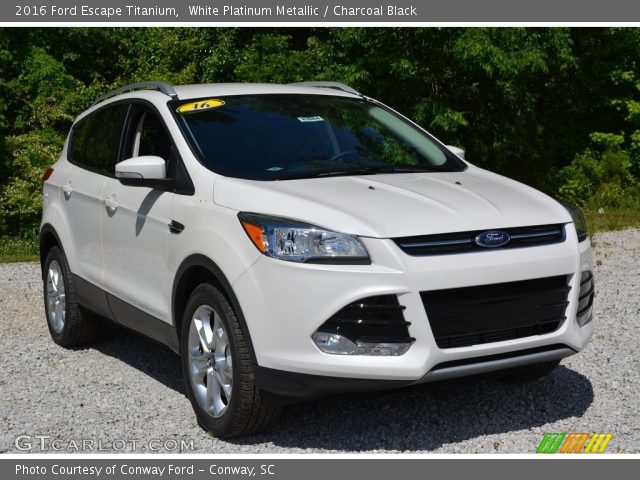 2016 Ford Escape Titanium in White Platinum Metallic