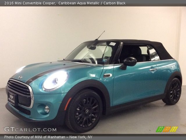 2016 Mini Convertible Cooper in Caribbean Aqua Metallic