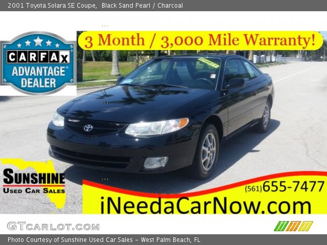 2001 Toyota Solara SE Coupe in Black Sand Pearl