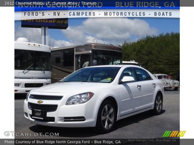 2012 Chevrolet Malibu LT in Summit White