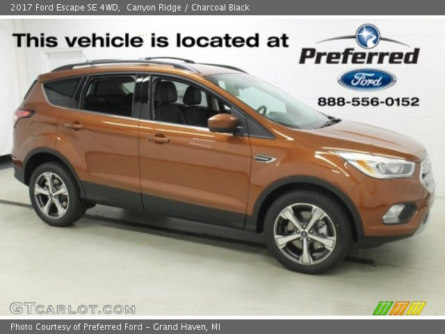 2017 Ford Escape SE 4WD in Canyon Ridge