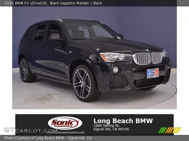 2016 BMW X3 xDrive28i in Black Sapphire Metallic