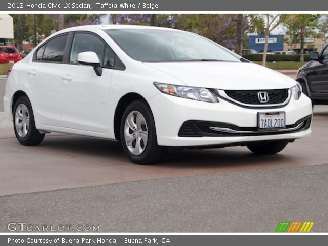 2013 Honda Civic LX Sedan in Taffeta White