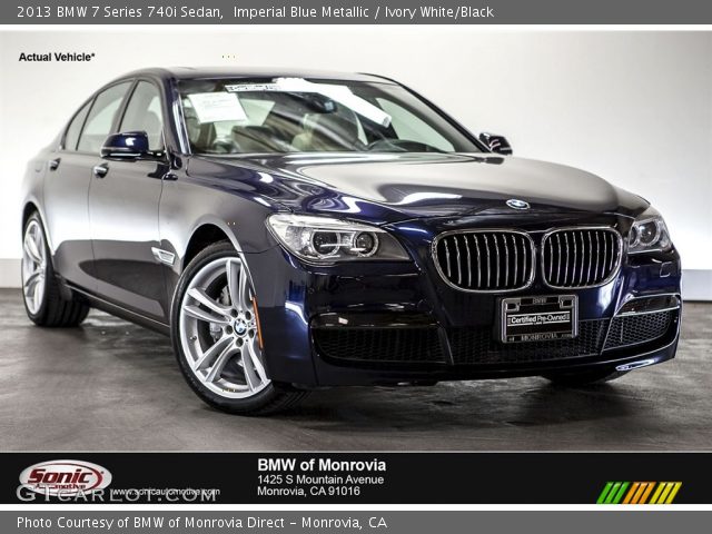 2013 BMW 7 Series 740i Sedan in Imperial Blue Metallic