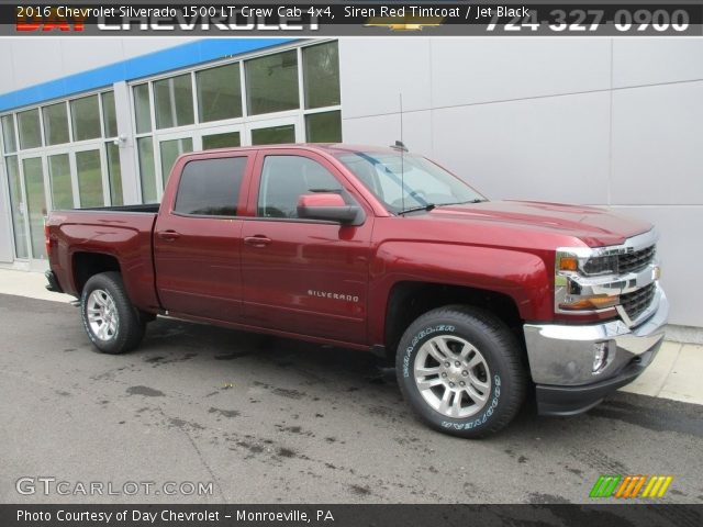 2016 Chevrolet Silverado 1500 LT Crew Cab 4x4 in Siren Red Tintcoat