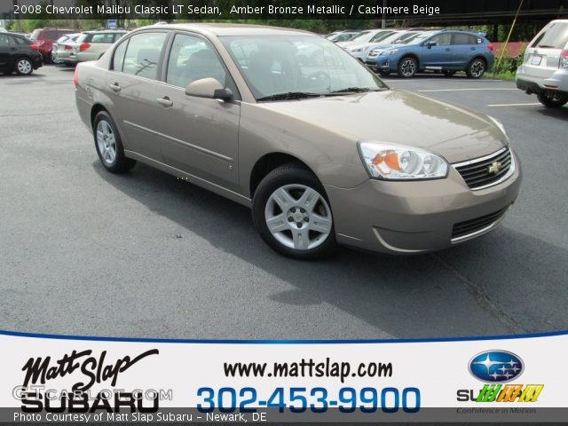 2008 Chevrolet Malibu Classic LT Sedan in Amber Bronze Metallic