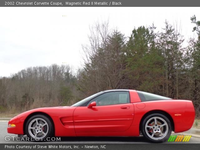2002 Chevrolet Corvette Coupe in Magnetic Red II Metallic