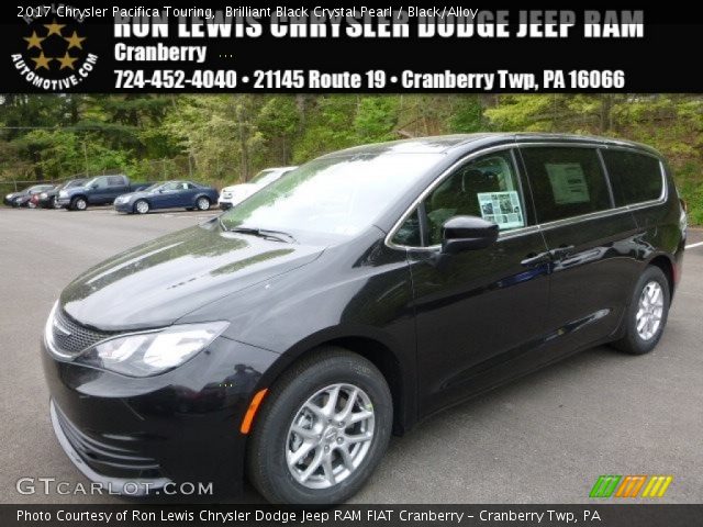 2017 Chrysler Pacifica Touring in Brilliant Black Crystal Pearl