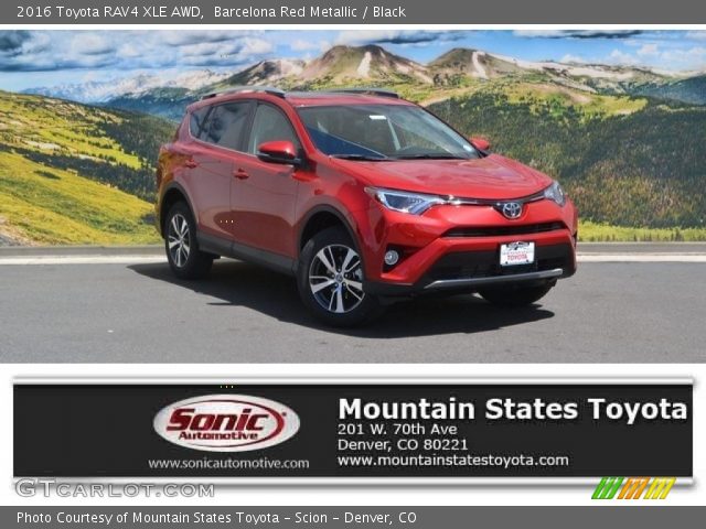 2016 Toyota RAV4 XLE AWD in Barcelona Red Metallic