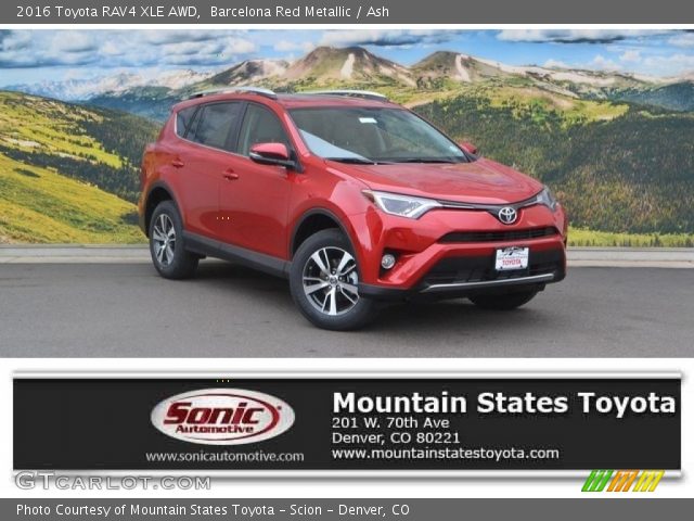 2016 Toyota RAV4 XLE AWD in Barcelona Red Metallic