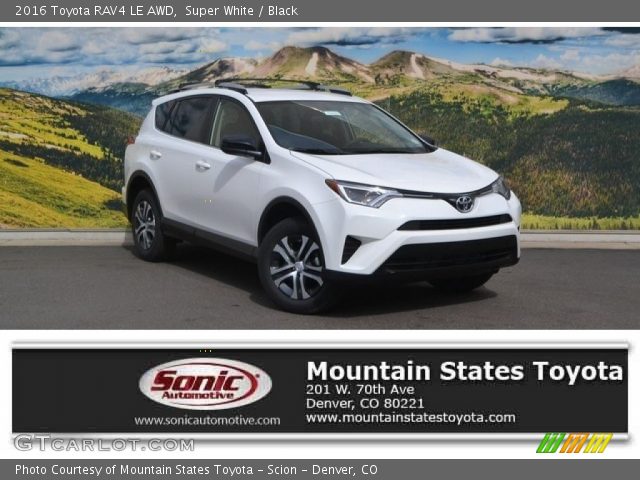2016 Toyota RAV4 LE AWD in Super White