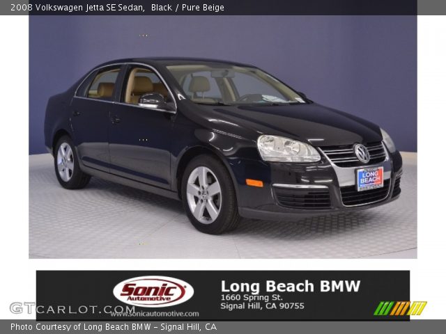 2008 Volkswagen Jetta SE Sedan in Black